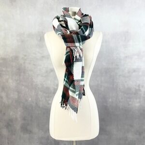J.Crew Plaid Scarf Pashmina Blanket Scarf Wrap Tartan Plaid Preppy Academia Cozy